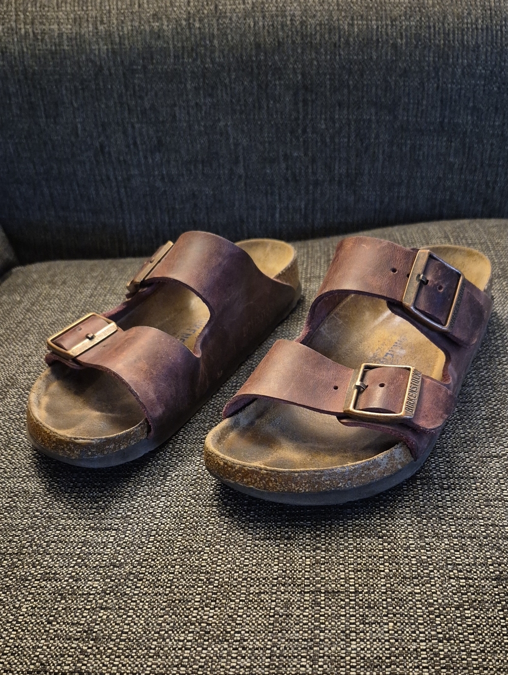Birkenstock Arizona Oiled Leather Sandals Size 37